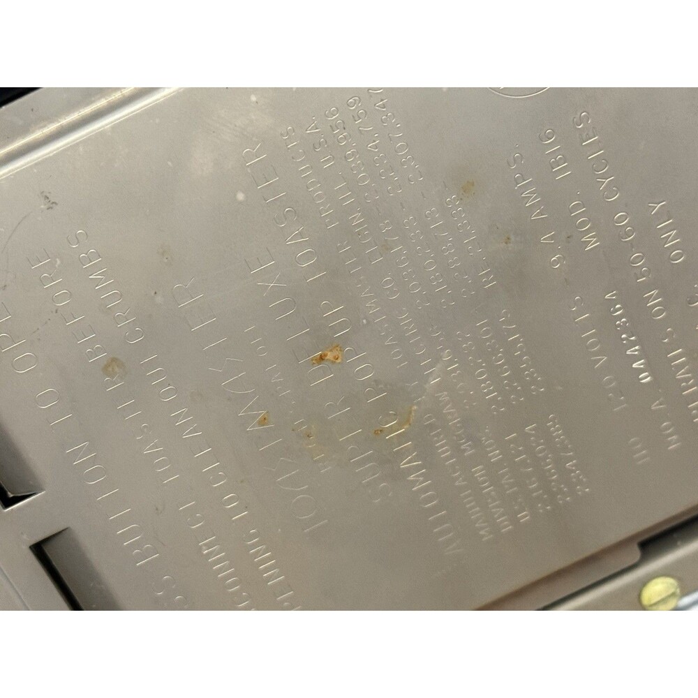 Toastmaster Super Deluxe Toaster Chrome Auto Pop Up MCM Vtg 1950s Works Well - Picture 14 of 14